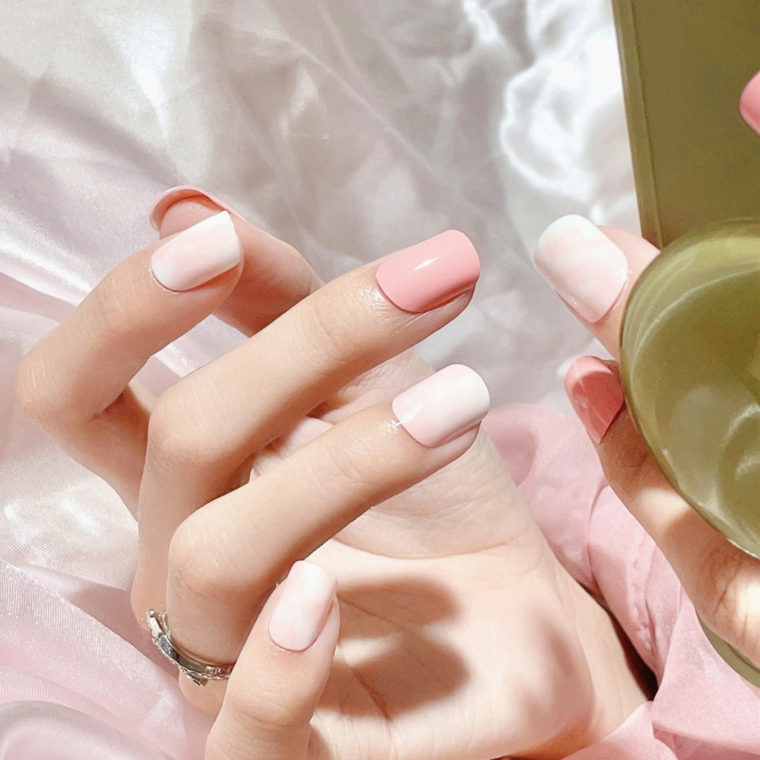 Press-On-Nagelset mit Marmor-Effekt