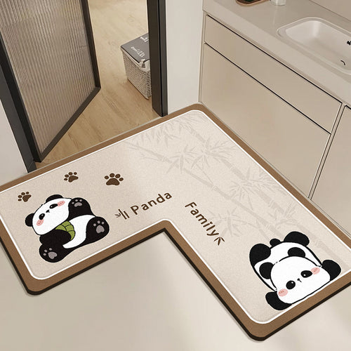 Panda-Themen dekorative Badematte