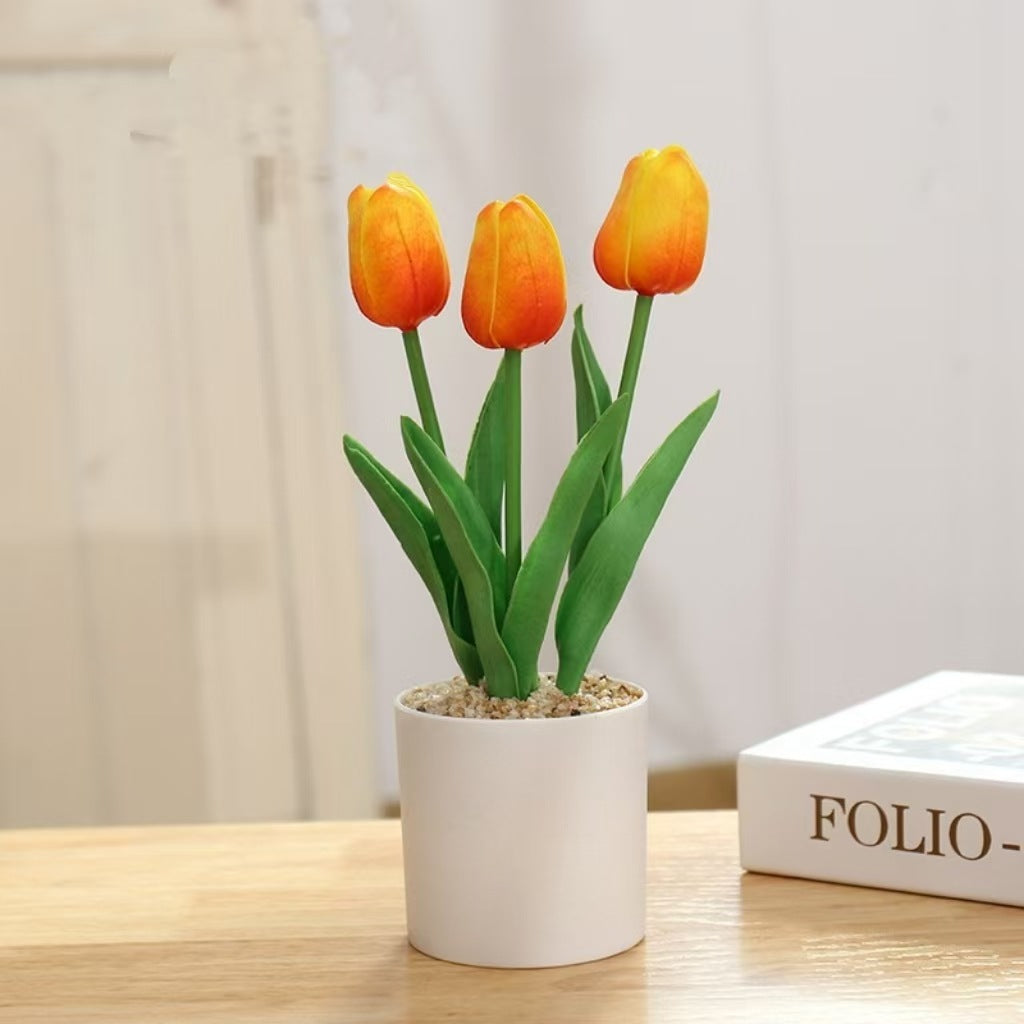 Realistisches Tulpenblumenarrangement