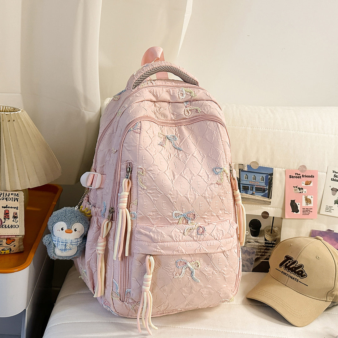 Bestickter Stepp-Rucksack Karnz