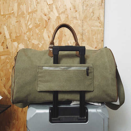 Canvas Wochenend-Duffel-Tasche