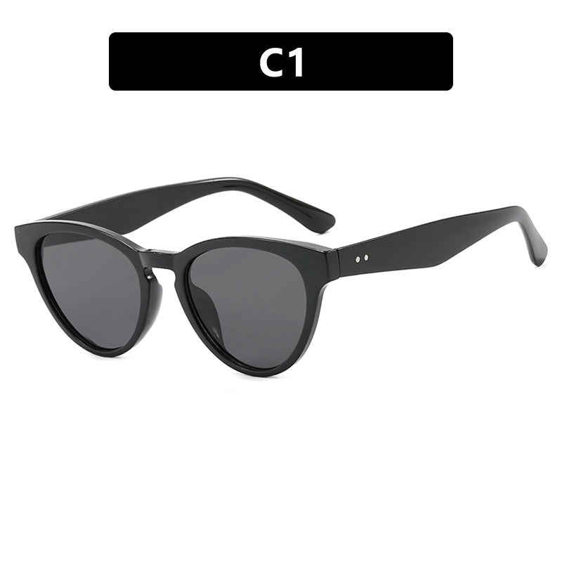 Damen Cat-Eye Sonnenbrille mit UV-Schutz und modischem Rahmen Karnz