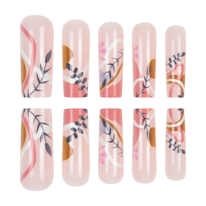 Floral Art Press-On Nägel Karnz