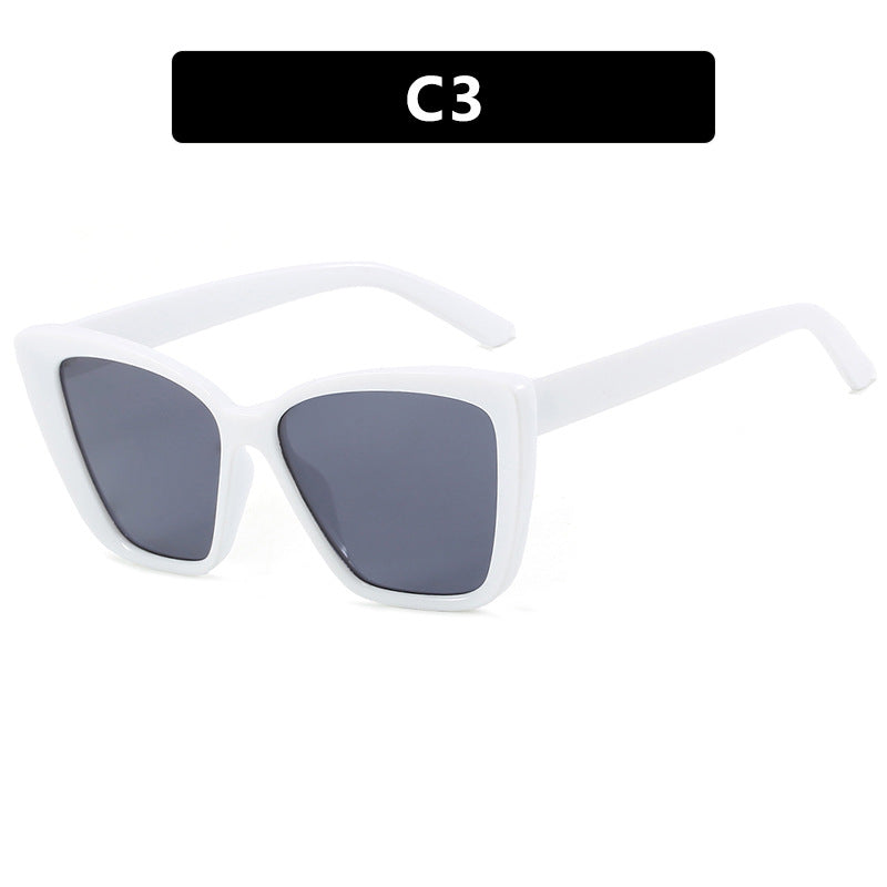 Damen quadratische Sonnenbrille im modernen Schildkrötenmuster Karnz