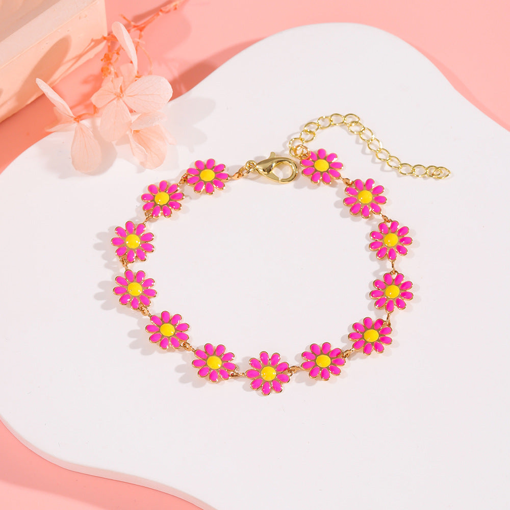 Floral Charm Bracelet Karnz