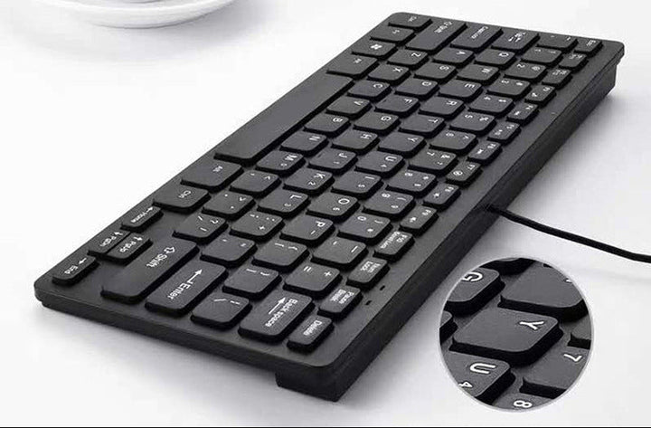 Kompakte Verkabelte Tastatur Karnz