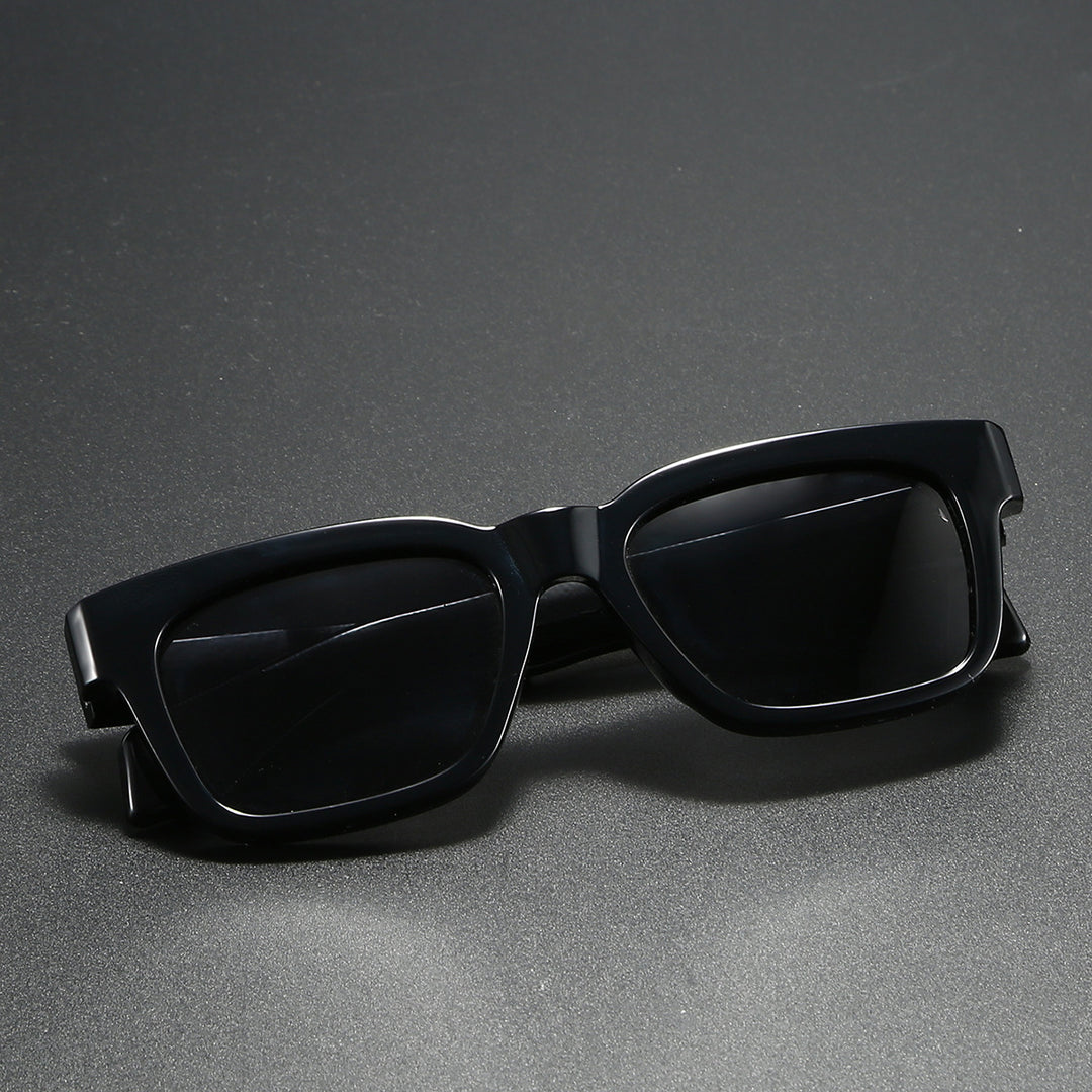 Damen quadratische Sonnenbrille mit markantem Schildpatt-Muster Karnz