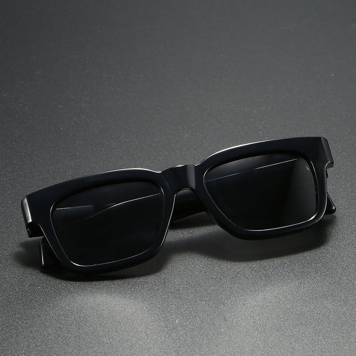 Damen quadratische Sonnenbrille mit markantem Schildpatt-Muster Karnz