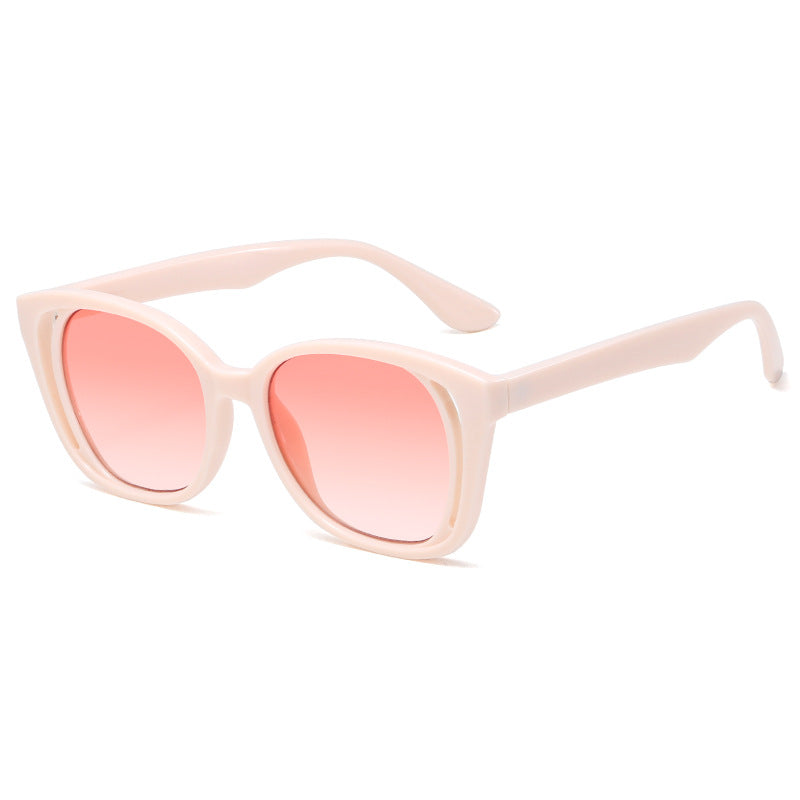 Damen stilvolle Cat-Eye Sonnenbrille mit robustem Rahmen Karnz