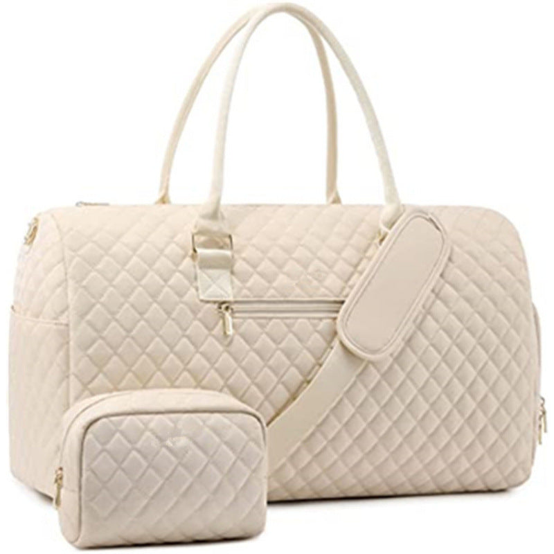 Quilted Weekender Duffle Bag Karnz