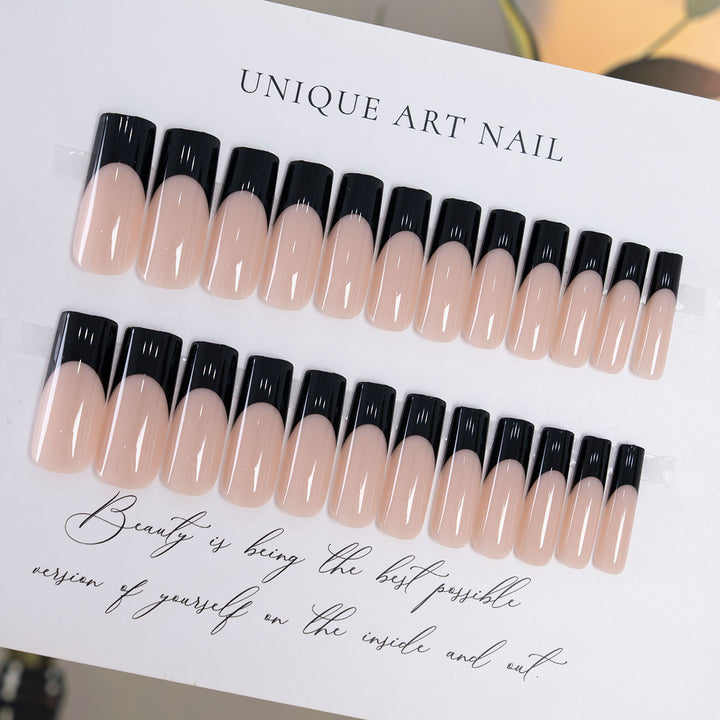Künstlerisches langes Stiletto Press-On Nagelset