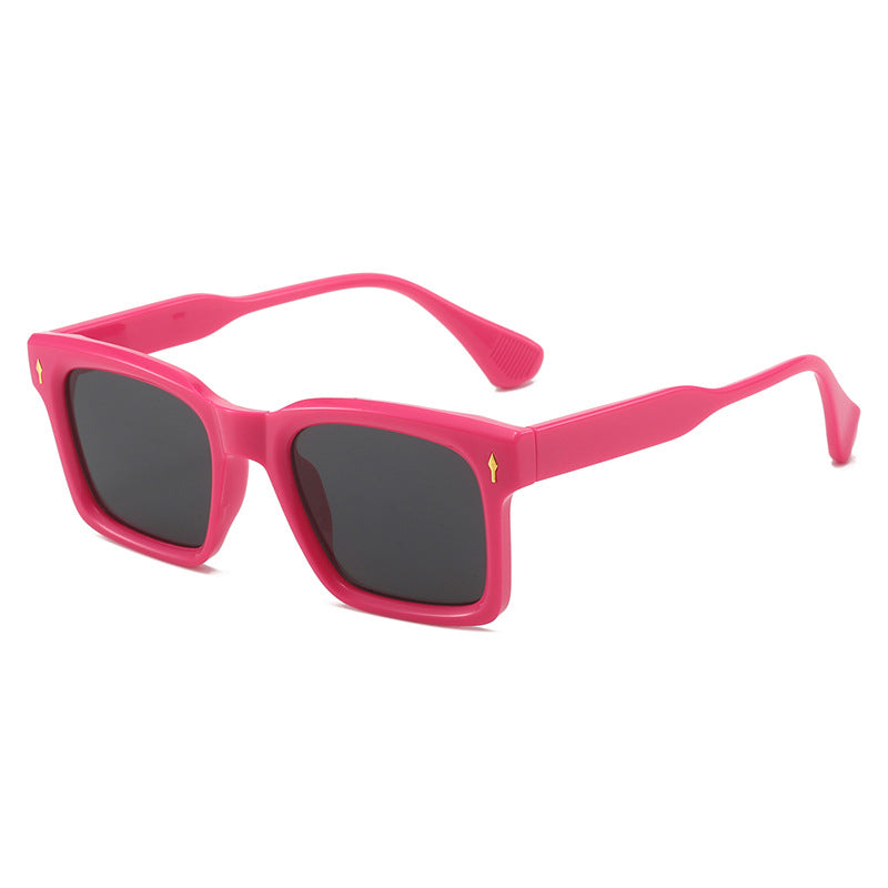 Damen stilvolle quadratische Sonnenbrille Karnz