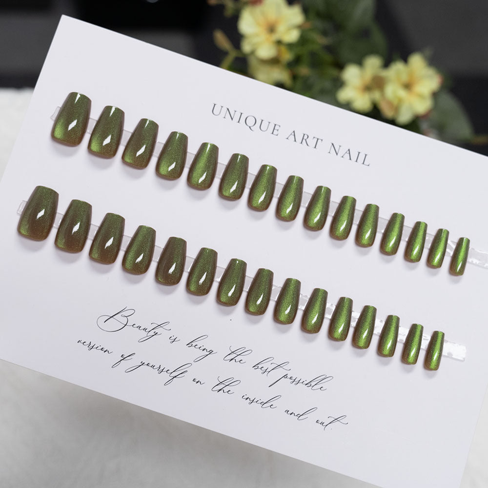Glänzendes Acryl Press-On Nagel Set