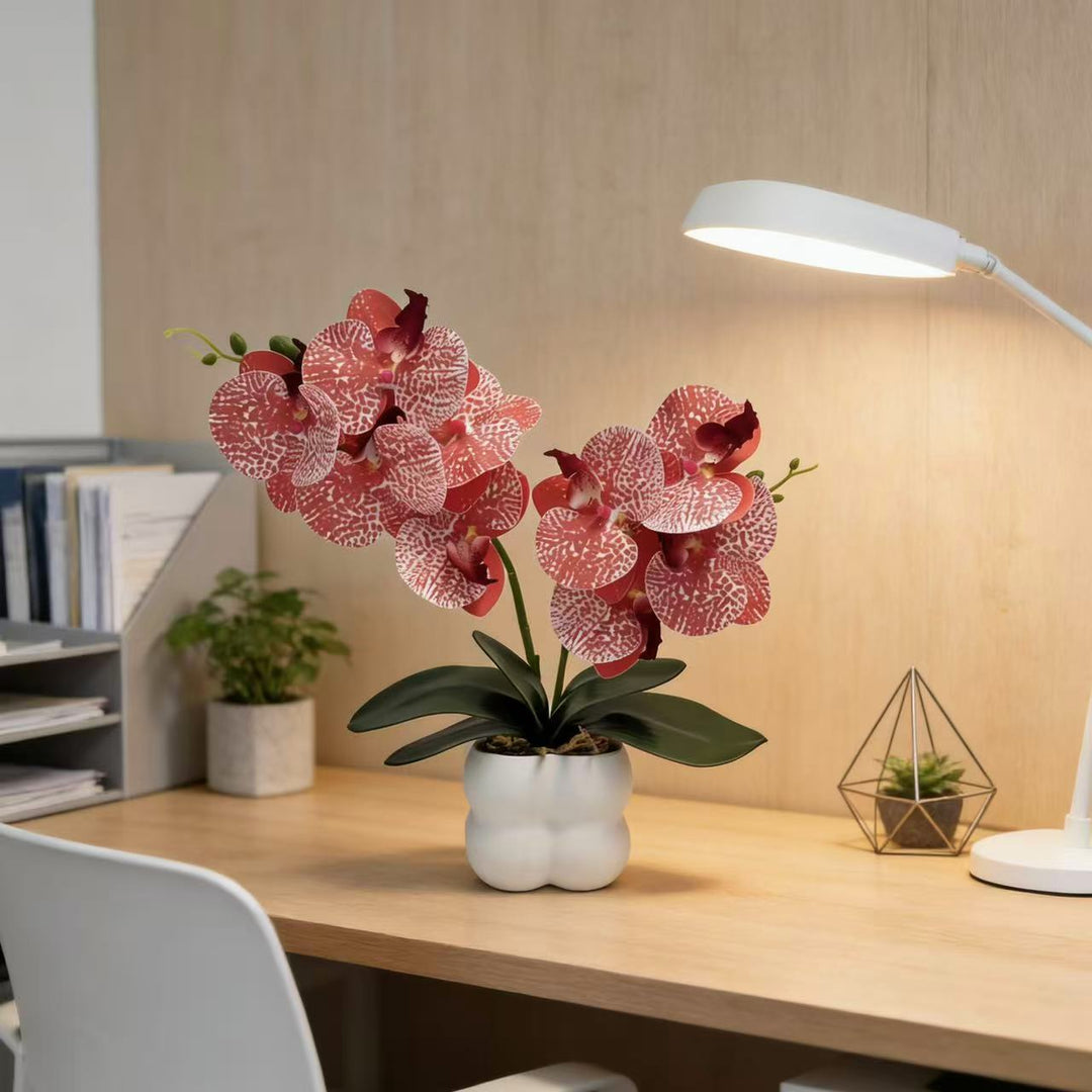 Künstliches Orchideenarrangement für die Wohnkultur und die Innenausstellung
