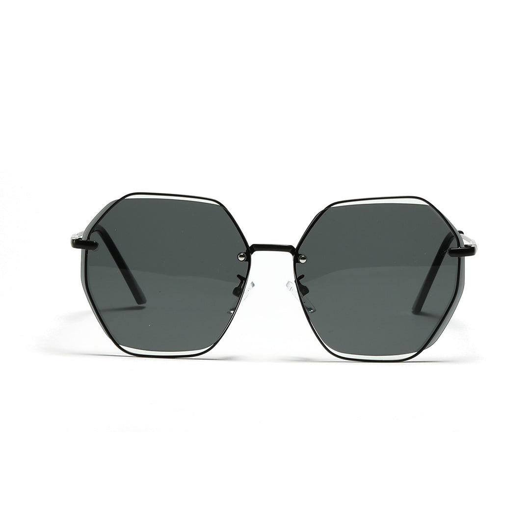 Damen modische achteckige Sonnenbrille mit elegantem Rahmen Karnz