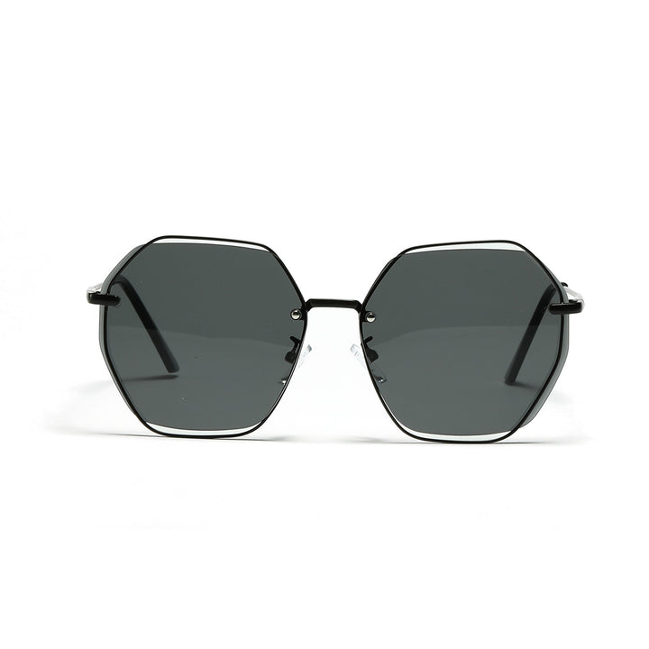 Damen modische achteckige Sonnenbrille mit elegantem Rahmen Karnz