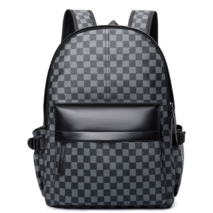 Stylische Schachbrettmuster-Rucksack