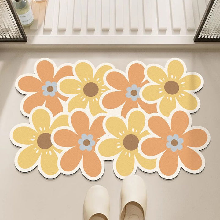 Dekorativer Floral Fußmatte