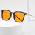 Damen modische Sonnenbrille mit elegantem Rahmen und kontrastierenden Gläsern Karnz