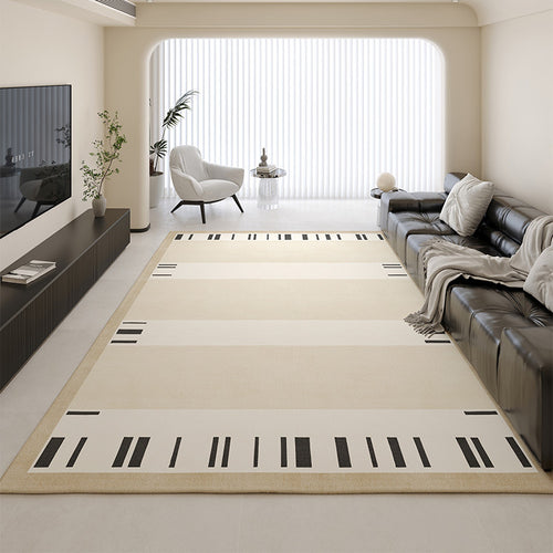 Zeitgenössischer Klavier-Tasten-Design-Teppich