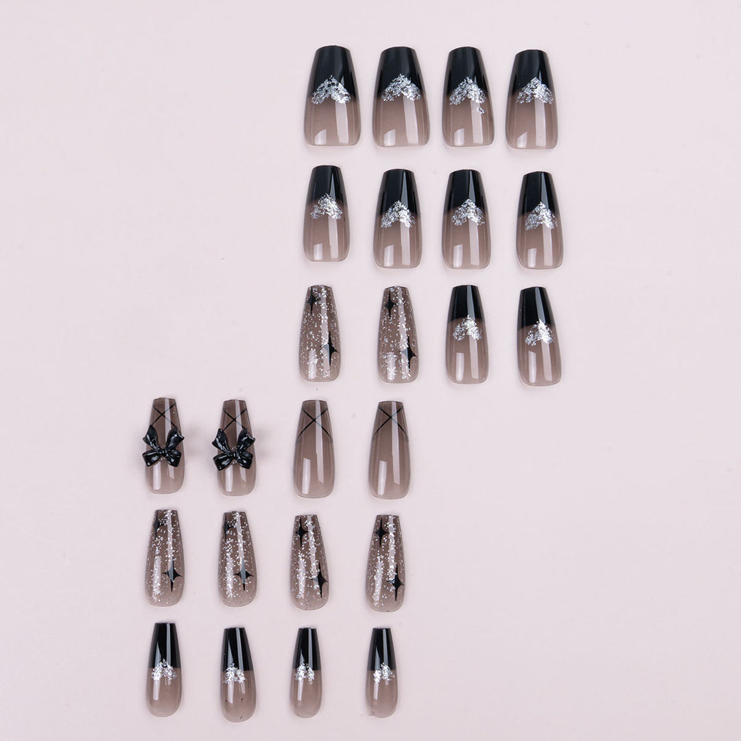 Stylisches Press-On-Nagelset