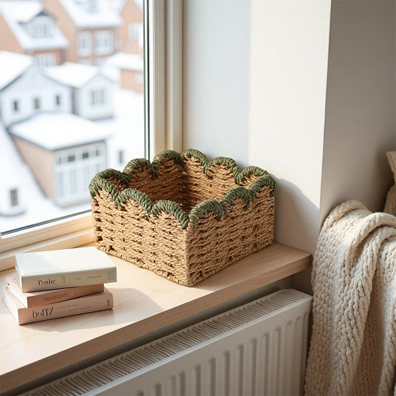 Handgefertigter Dekorationskorb Karnz