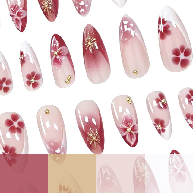 Künstlerische florale Acrylnagelverlängerungen Karnz 1789915666