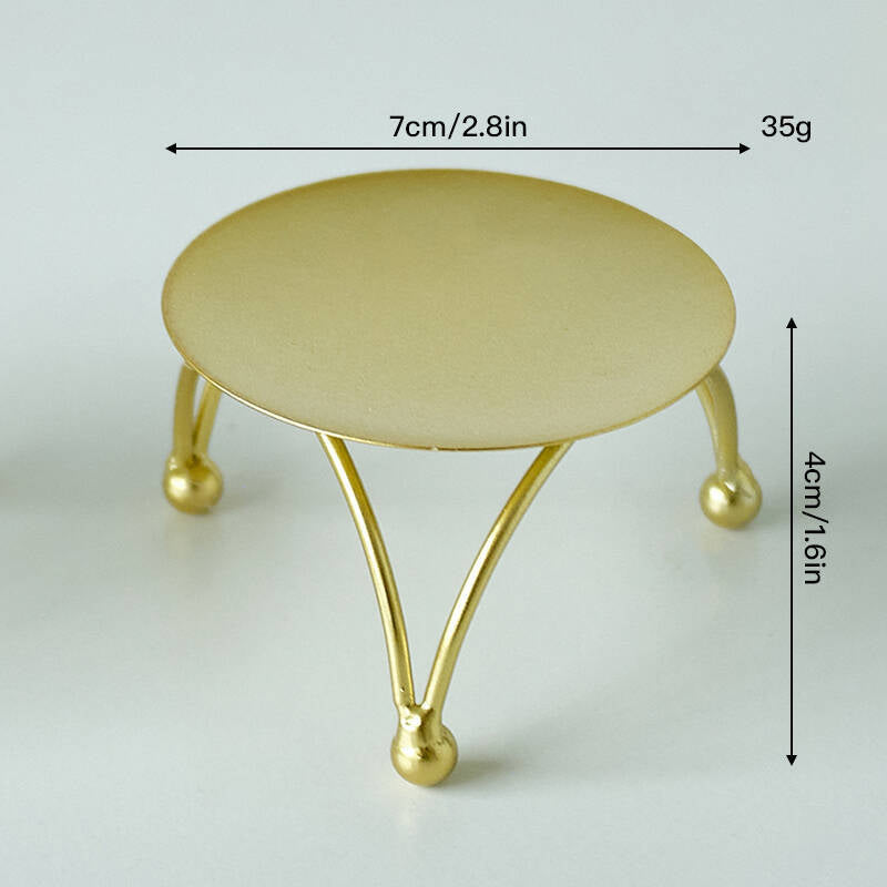 Dekorative Mini-Runde Standfuß Karnz