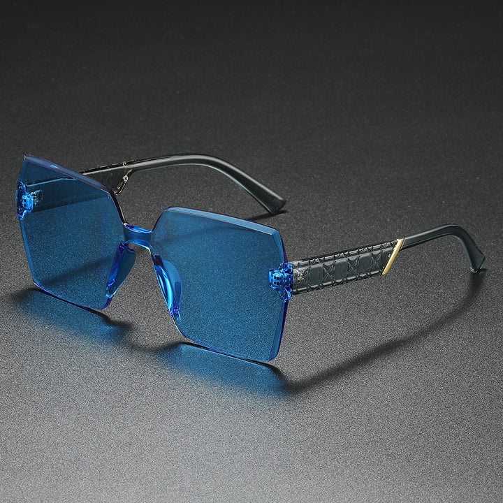 Luxuriöse Übergroße Sechseckige Sonnenbrille Karnz