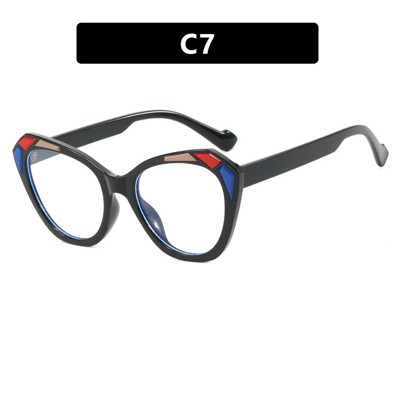 Damen Katzenaugen-Sonnenbrille mit modischen Details Karnz