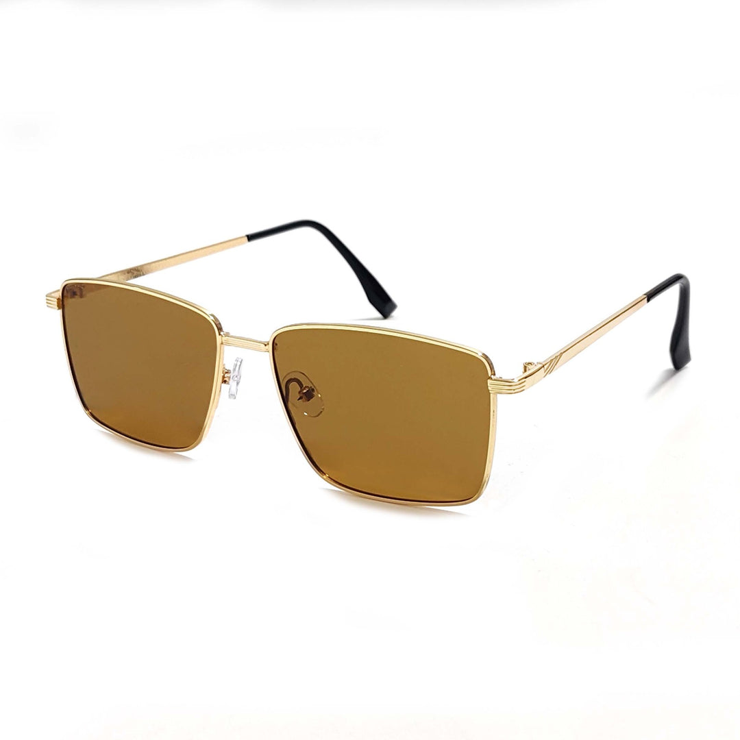 Herren modische quadratische Sonnenbrille mit UV-Schutz und ergonomischen Bügeln Karnz
