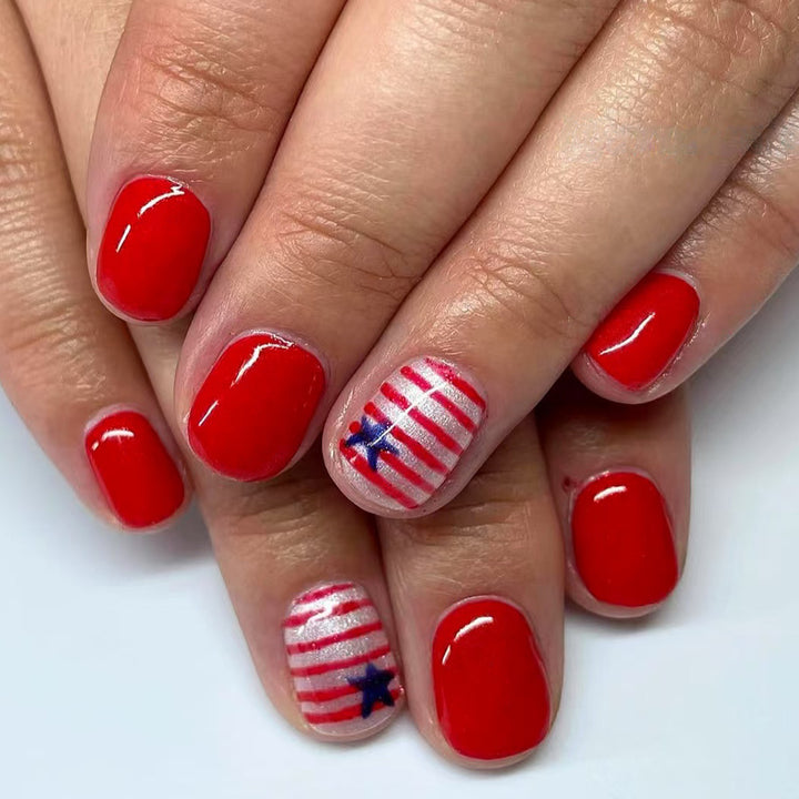 Patriotisches Nagelkunst Set Karnz