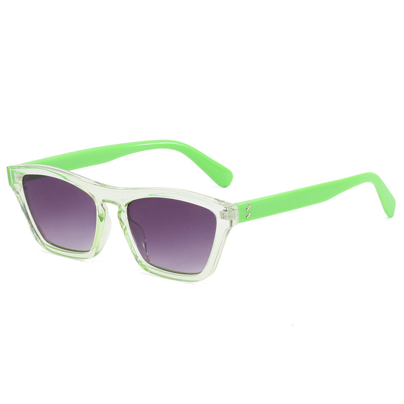 Damen modische Sonnenbrille im trendigen geometrischen Design Karnz