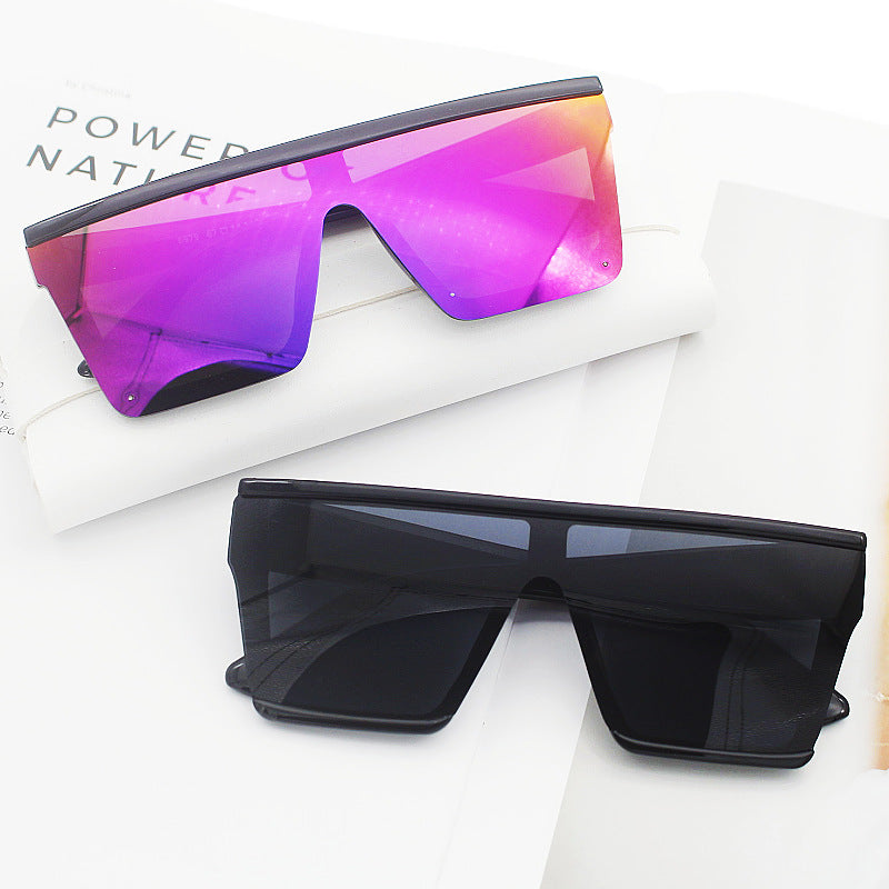 Damen Sportliche Sonnenbrille im trendigen Shield-Design Karnz