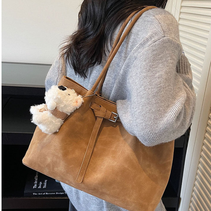 Premium Weiches Leder Tote Bag Karnz