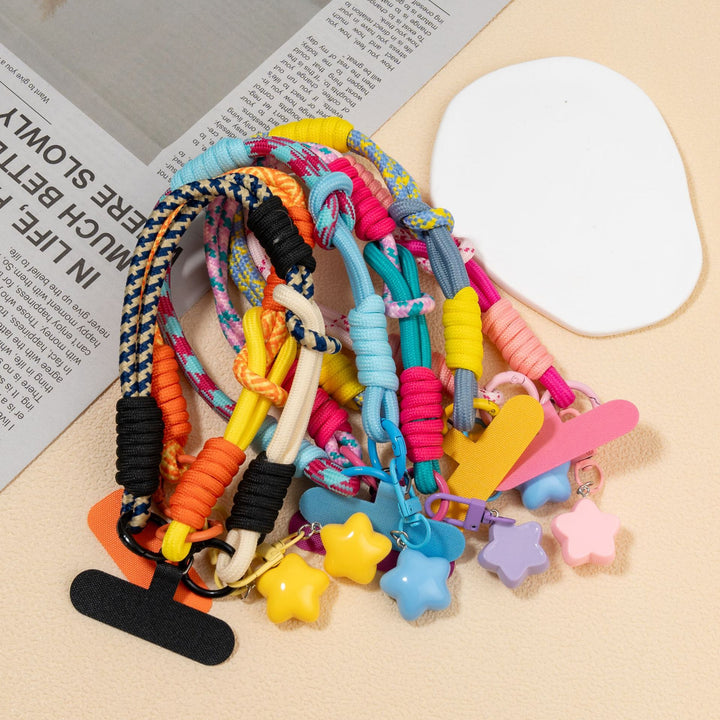 Farbenfrohes Paracord Schlüsselband Karnz