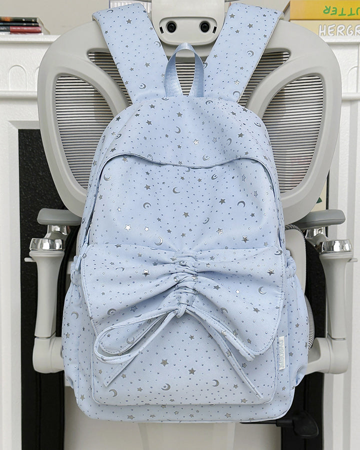 Sternenprint Schleifen-Detail Rucksack Karnz