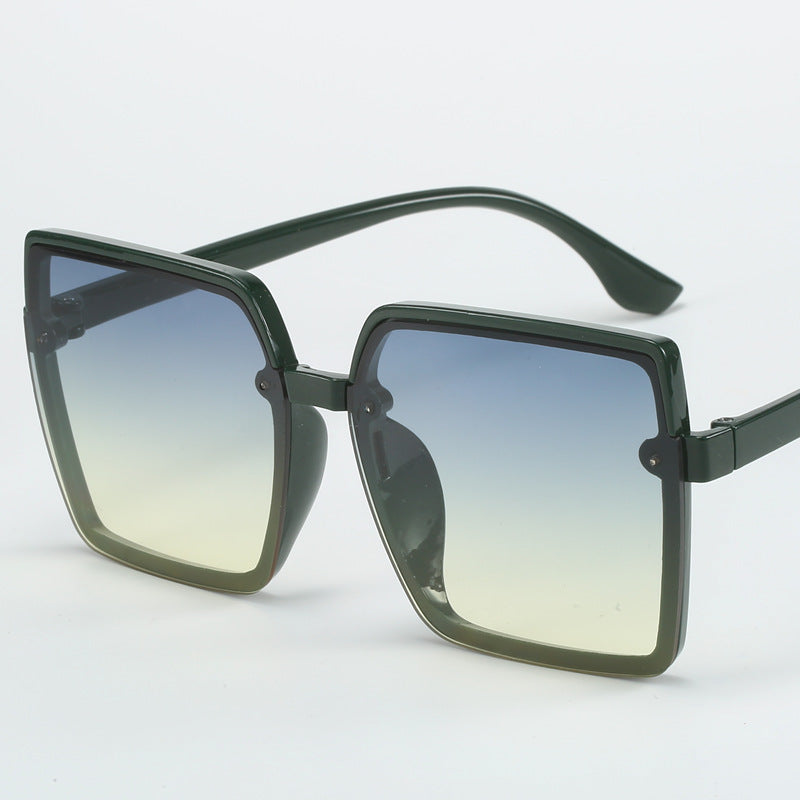 Damen Oversized Sonnenbrille mit quadratischem Rahmen Karnz