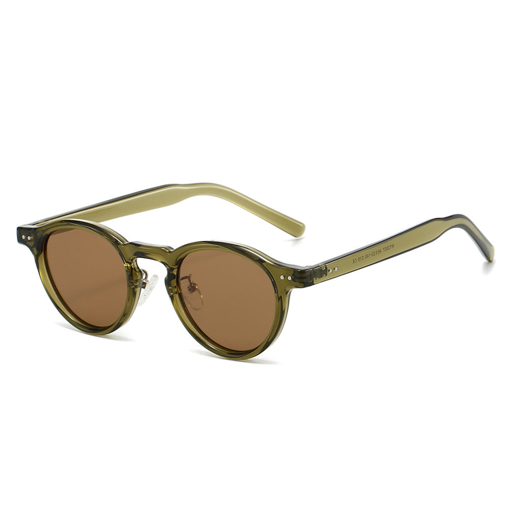 Damen Retro-Rundsonnenbrille Karnz