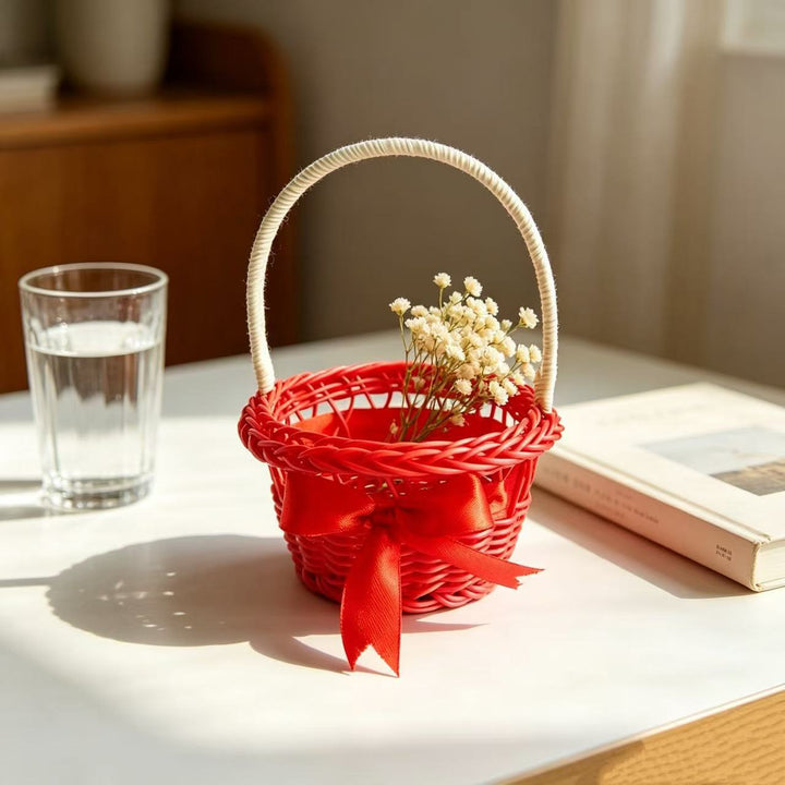 Dekorative handgewebte Geschenkkorb Karnz