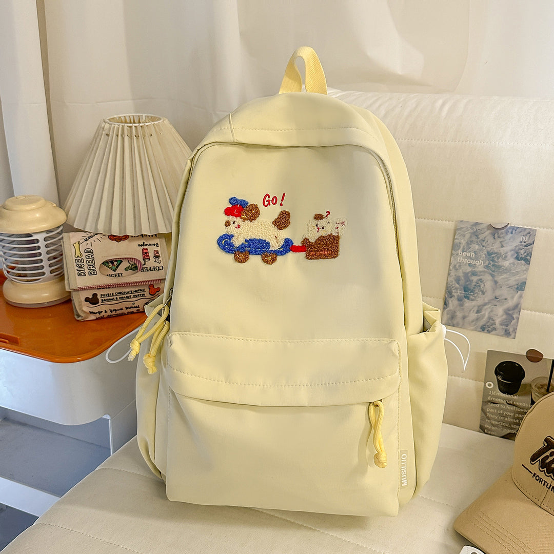 Verspielter Bestickter Rucksack Karnz