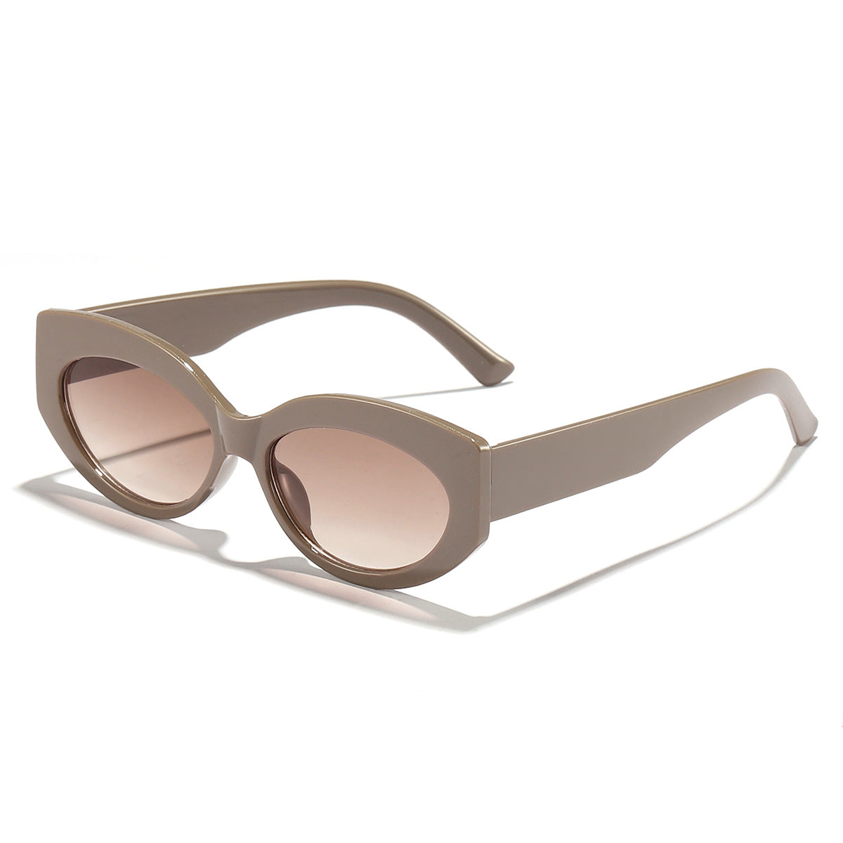 Damen Cat-Eye Sonnenbrille mit verspieltem Transparenzdesign Karnz