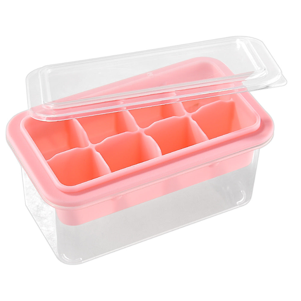 Silikon-Eiswürfelform mit Praktischem Deckel Karnz