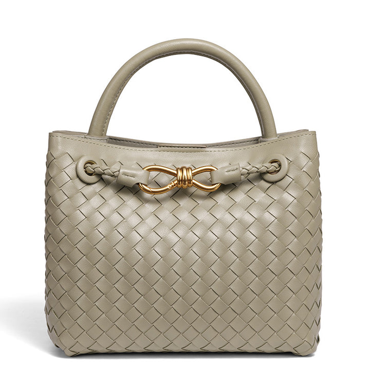 Woven Leather Tote Bag Karnz