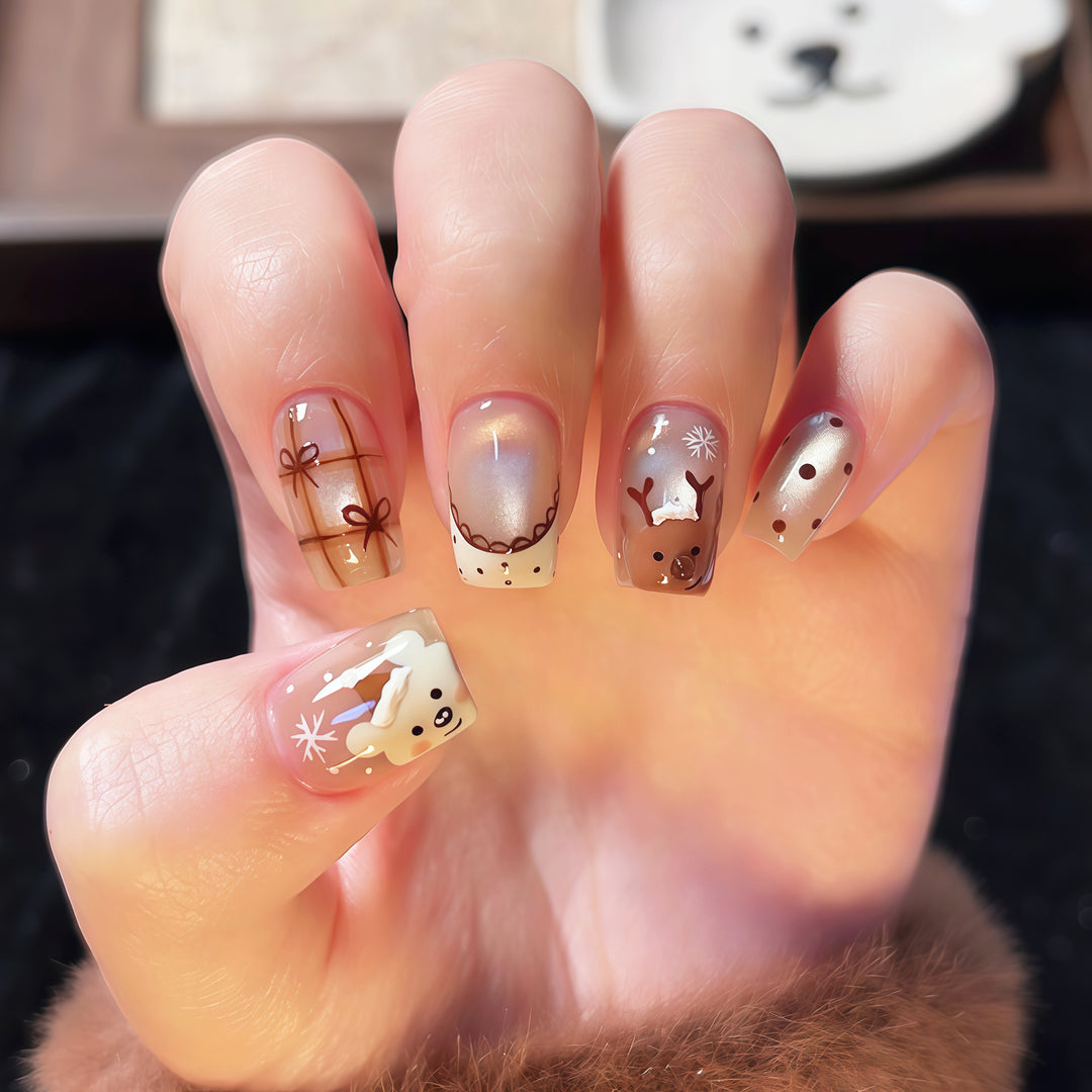 Themen Urlaub Press-On Nagelkunst Set