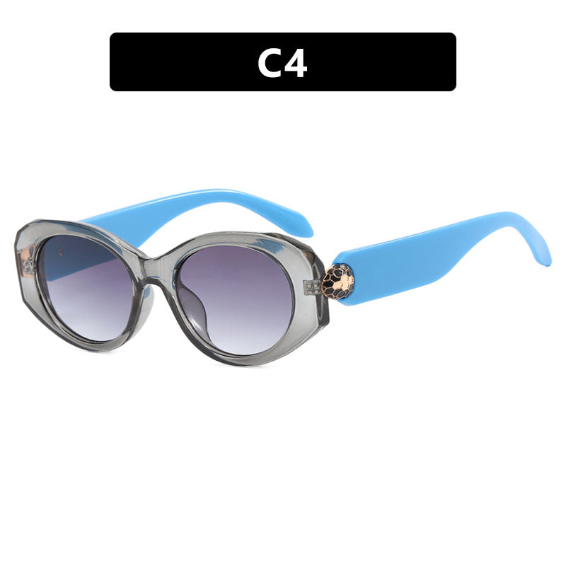 Damen extravagante Sonnenbrille im einzigartigen Schildkrötenmuster Karnz