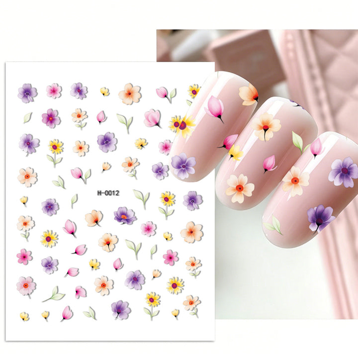 Kreative Nagelkunst Aufkleber