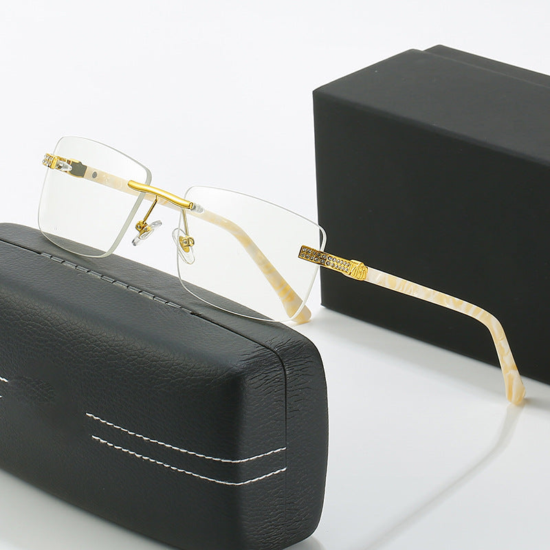 Damen elegante Sonnenbrille mit stilvollem Metallrahmen Karnz