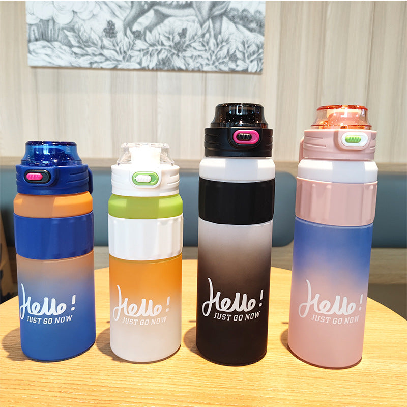 Damen vielseitige Trinkflasche mit innovativem Klappdeckel Karnz
