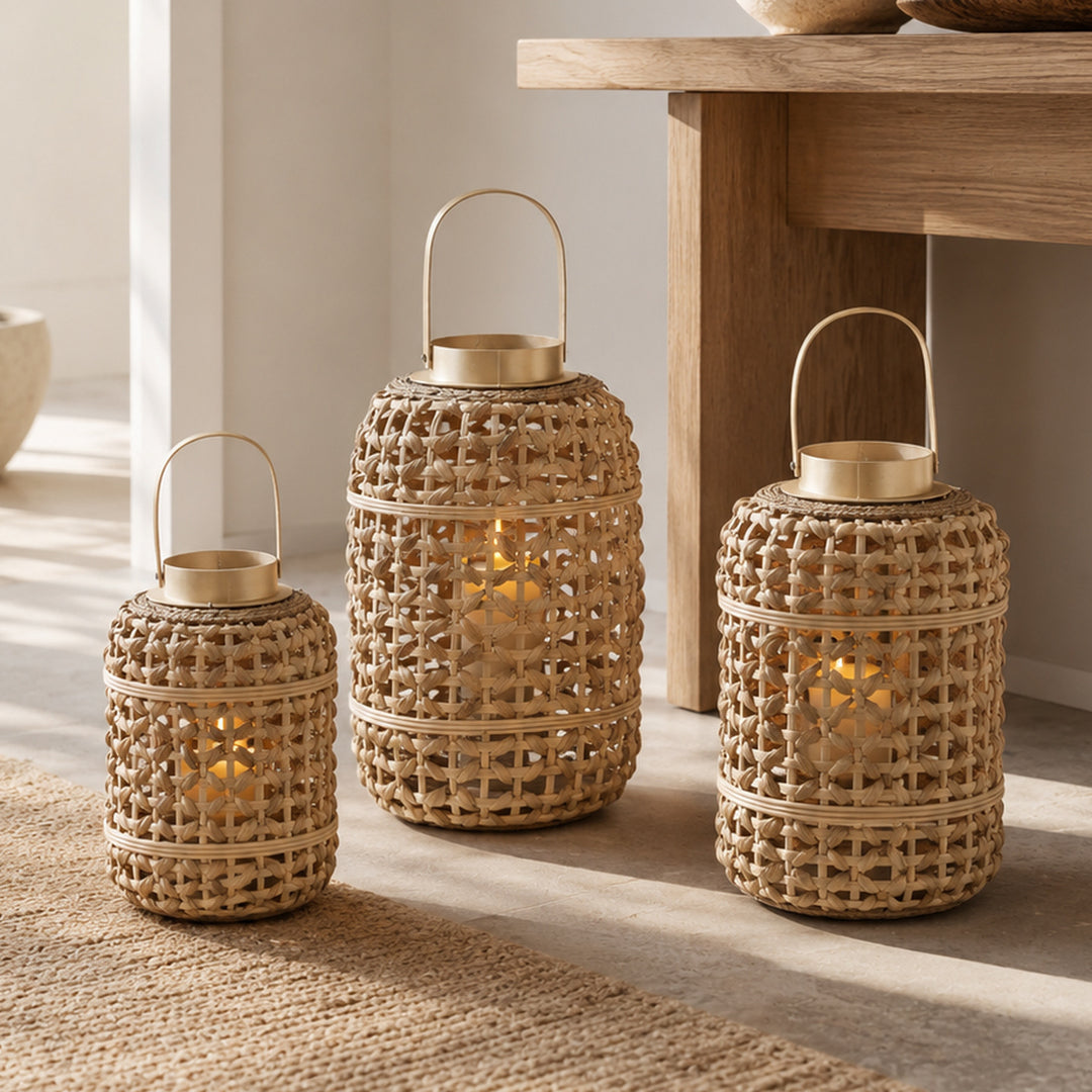 Dekorativer Rattan-Laterne Karnz